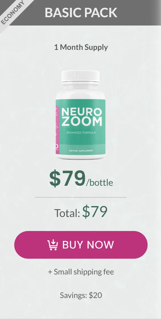 NeuroZoom price 1 bottle